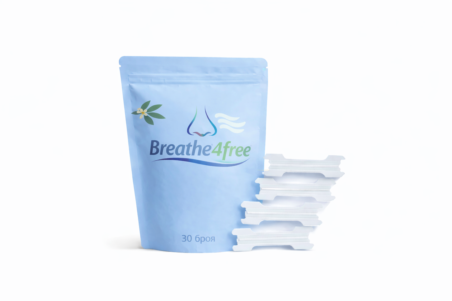 Breathe4free (лепенки за нос) 30бр. - евкалипт
